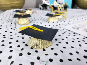 graduation cap Reese's peanut butter cups