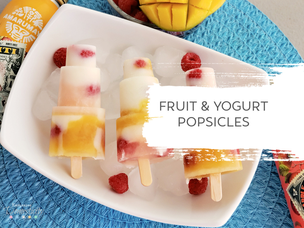 Fruit and Yogurt Popsicles feature