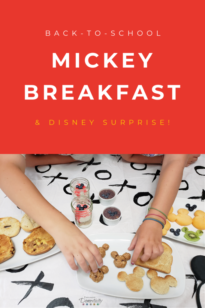 Back-to-School Mickey Breakfast & Disney Surprise