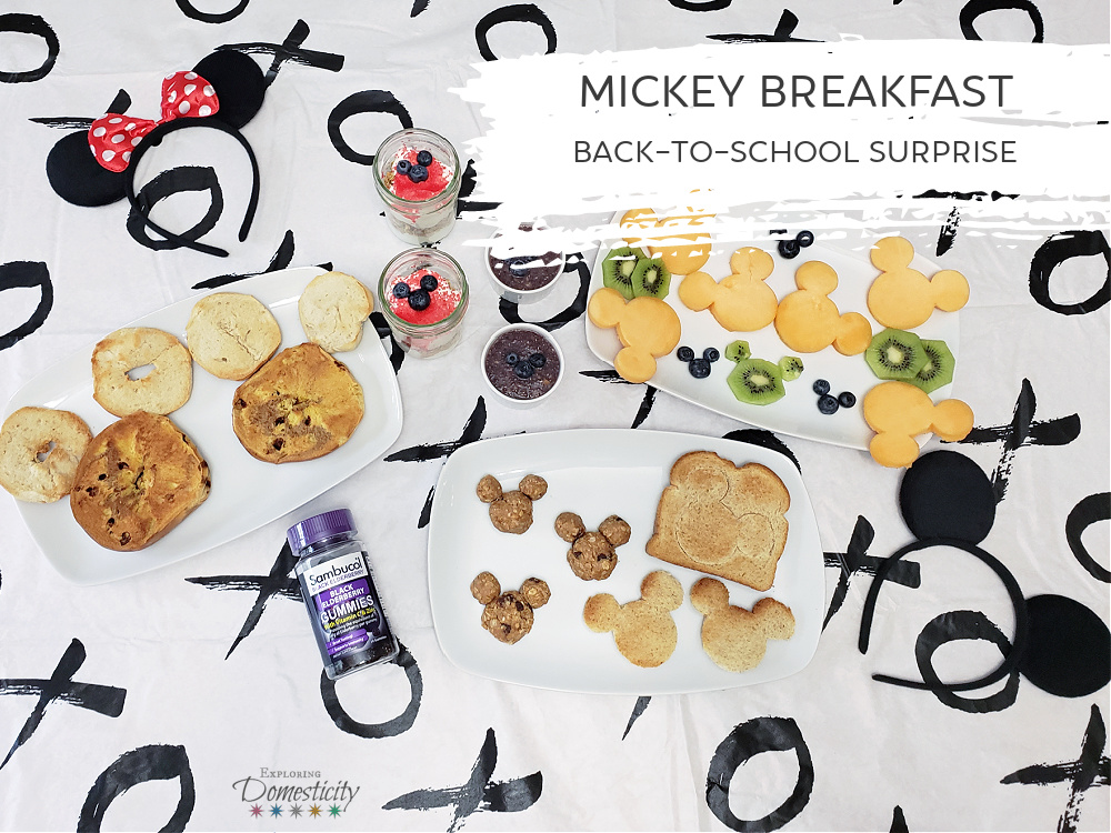 Mickey Breakfast and a back-to-school surprise