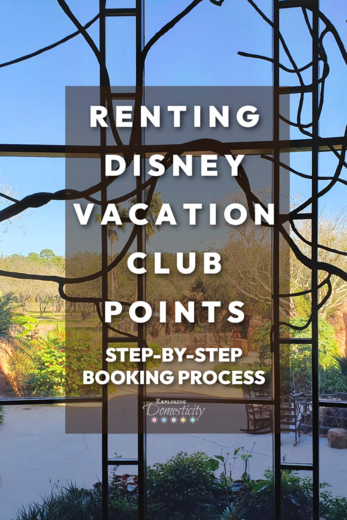 Renting Disney Vacation Club Points_ Step-by-step booking process